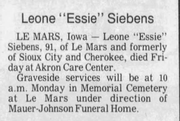 Clipping from Sioux City Journal